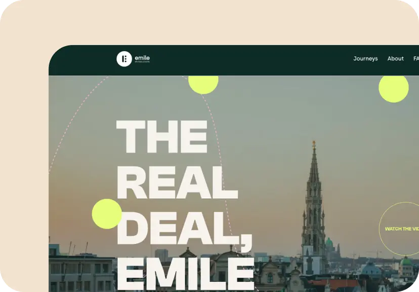 Emile app UI