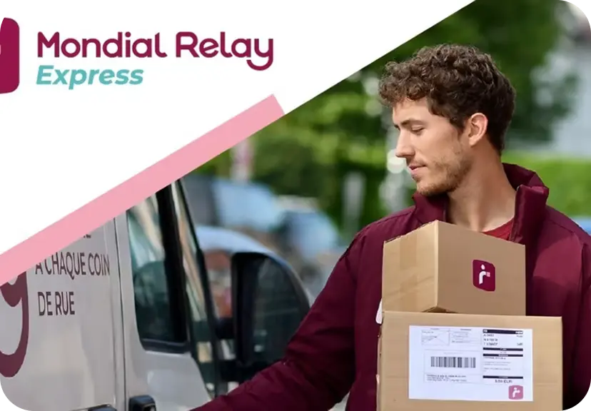 Mondial Relay app UI
